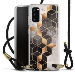 Carry Case Transparent Leather black/gold