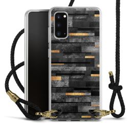 Carry Case Transparent Leather black/gold