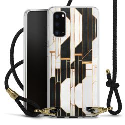 Carry Case Transparent Leather black/gold