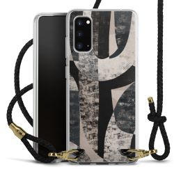 Carry Case Transparent Leather black/gold