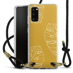 Carry Case Transparent Leather black/gold