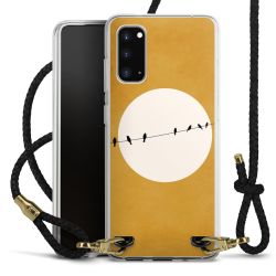 Carry Case Transparent Leather black/gold