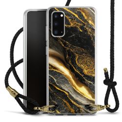 Carry Case Transparent Leather black/gold