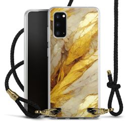 Carry Case Transparent Leather black/gold