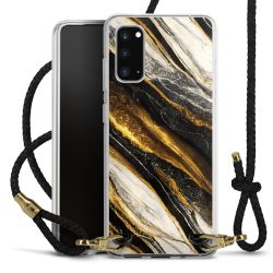 Carry Case Transparent Leather black/gold