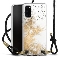 Carry Case Transparent Leather black/gold