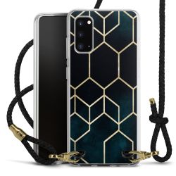 Carry Case Transparent Leather black/gold