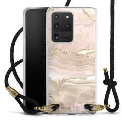 Carry Case Transparent Leather black/gold