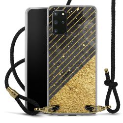 Carry Case Transparent Leather black/gold