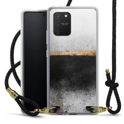 Carry Case Transparent Leather black/gold