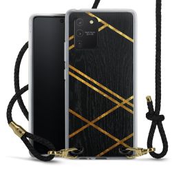 Carry Case Transparent Leather black/gold