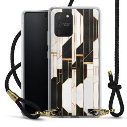 Carry Case Transparent Leather black/gold