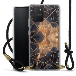 Carry Case Transparent Leather black/gold