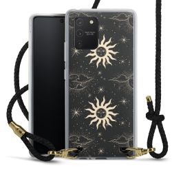 Carry Case Transparent Leather black/gold