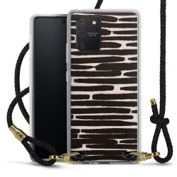 Carry Case Transparent Leather black/gold