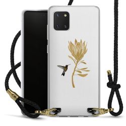 Carry Case Transparent Leather black/gold