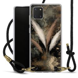 Carry Case Transparent Leather black/gold