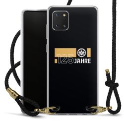 Carry Case Transparent Leder schwarz/gold