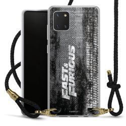 Carry Case Transparent Leather black/gold