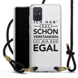 Carry Case Transparent Leder schwarz/gold