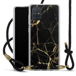 Carry Case Transparent Leather black/gold