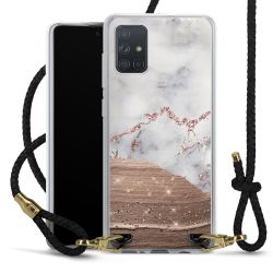 Carry Case Transparent Leather black/gold