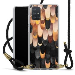 Carry Case Transparent Leather black/gold