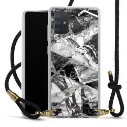 Carry Case Transparent Leather black/gold