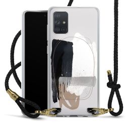 Carry Case Transparent Leather black/gold