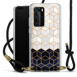 Carry Case Transparent Leather black/gold