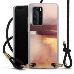 Carry Case Transparent Leather black/gold