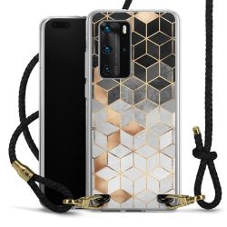 Carry Case Transparent Leather black/gold