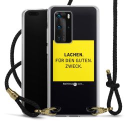 Carry Case Transparent Leder schwarz/gold