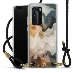 Carry Case Transparent Leather black/gold