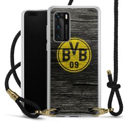 Carry Case Transparent Leather black/gold