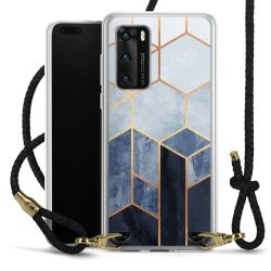 Carry Case Transparent Leather black/gold