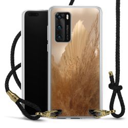 Carry Case Transparent Leather black/gold