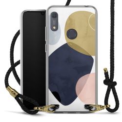 Carry Case Transparent Leather black/gold