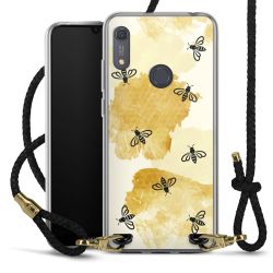 Carry Case Transparent Leather black/gold