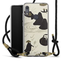 Carry Case Transparent Leather black/gold