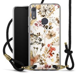 Carry Case Transparent Leather black/gold