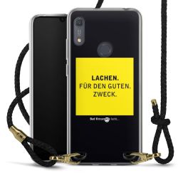 Carry Case Transparent Leder schwarz/gold