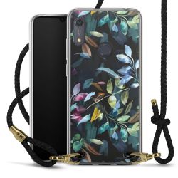 Carry Case Transparent Leather black/gold