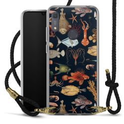 Carry Case Transparent Leather black/gold