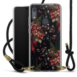 Carry Case Transparent Leather black/gold