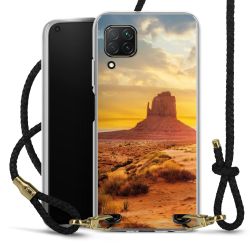 Carry Case Transparent Leather black/gold