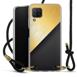 Carry Case Transparent Leather black/gold