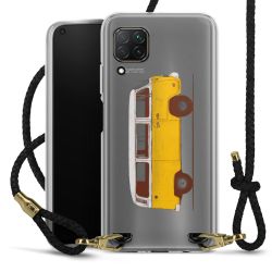 Carry Case Transparent Leather black/gold