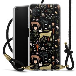 Carry Case Transparent Leather black/gold