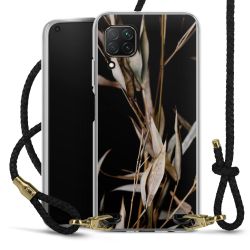 Carry Case Transparent Leather black/gold